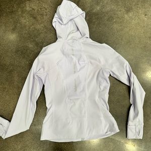 Lululemon purple zip up hooded jacket